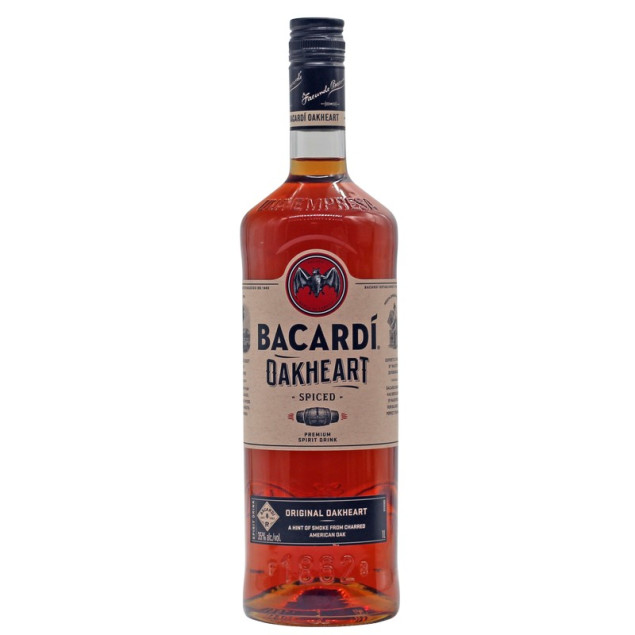 Image of Bacardi Oakheart Spiced Spirit 1 L 35% vol