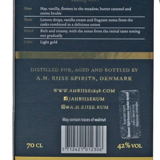 A.H. Riise Non Plus Ultra 0,7 L 42% vol