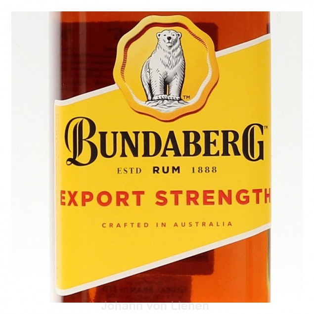 Bundaberg Export Strength Rum 1 L 40%vol