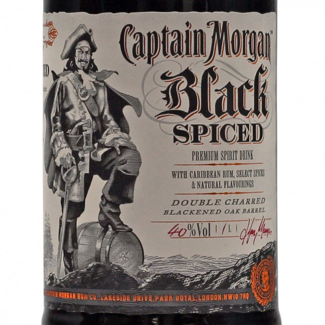 Captain Morgan Black Spiced 1 L