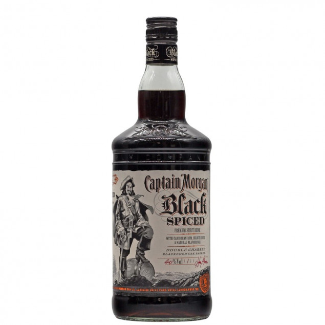 Image of Captain Morgan Black Spiced (Rum-Basis) 40% 1,0l (21,90 &euro; pro 1 l)