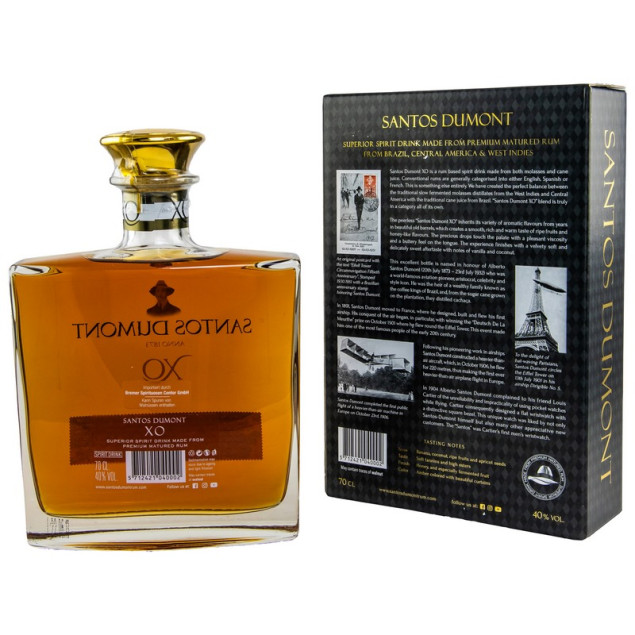 Santos Dumont XO Rum Spirit Drink 0,7 L 40 % vol