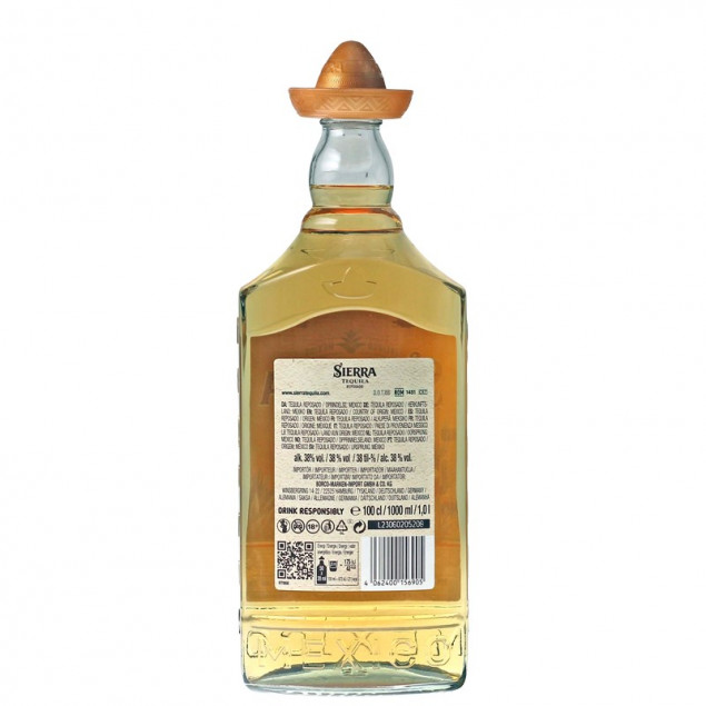 Sierra Tequila Reposado Gold 1 Liter 38% vol