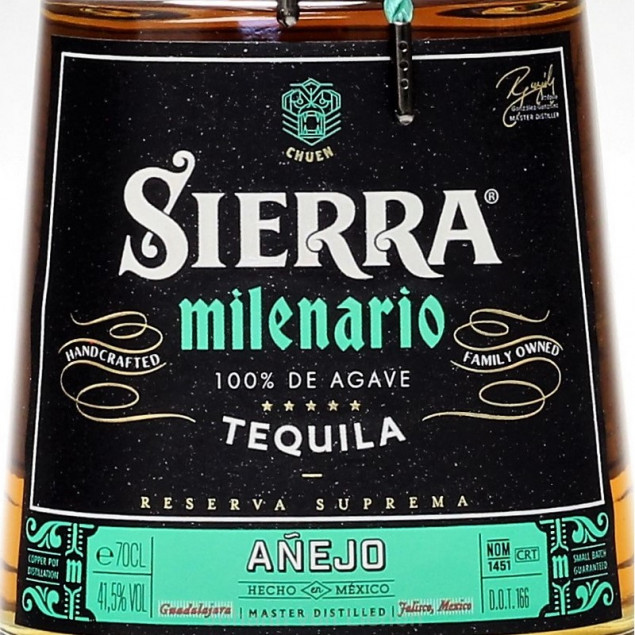 Sierra Milenario Extra Anejo Tequila 0,7 L 41,5%vol