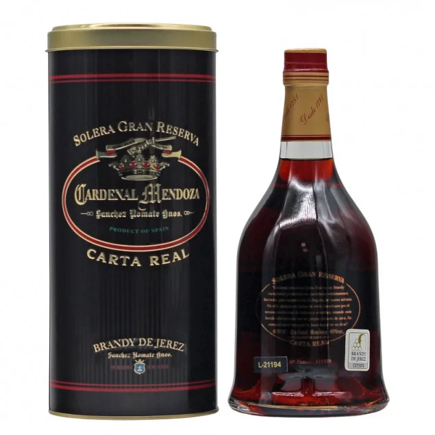 Cardenal Mendoza Brandy de Jerez Carta Real 0,7 L 40% vol