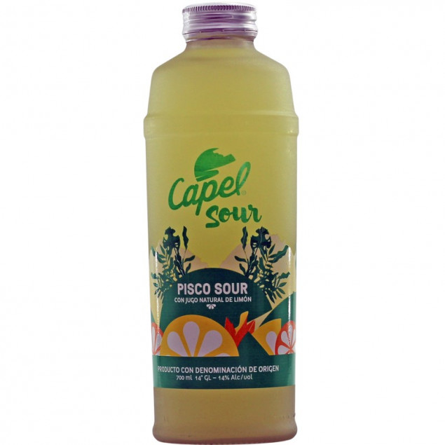 Pisco Capel Sour aus Chile 0,7 L 14% vol