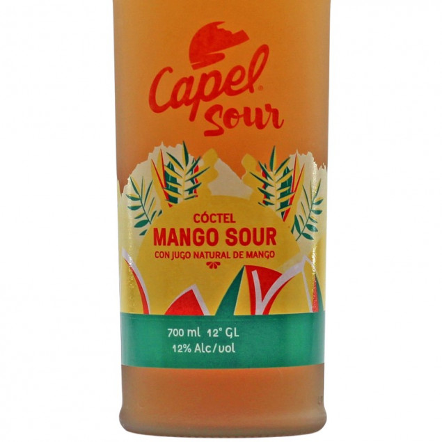 Pisco Capel Mango Sour 0,7 L 12% vol