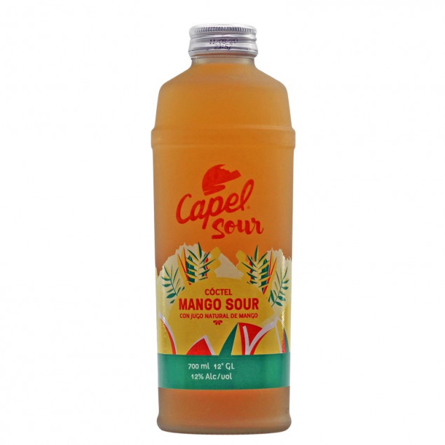 Pisco Capel Mango Sour 0,7 L 12% vol