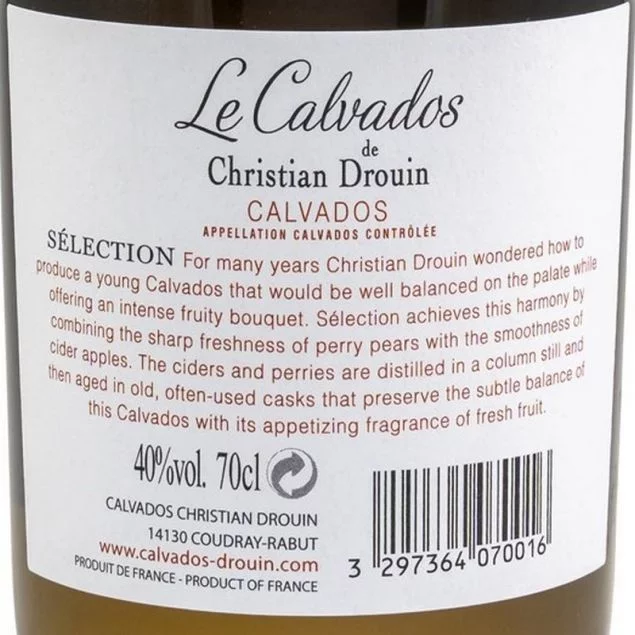 Christian Drouin Selection Calvados 0,7 L 40% vol