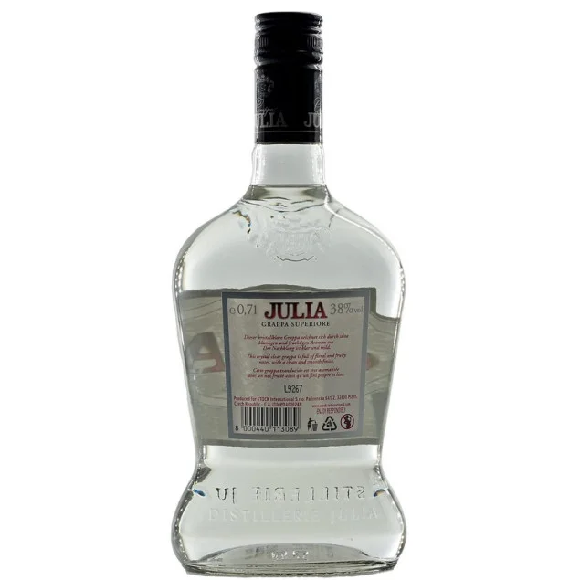 Grappa di Julia Superiore 0,7 L 38%vol