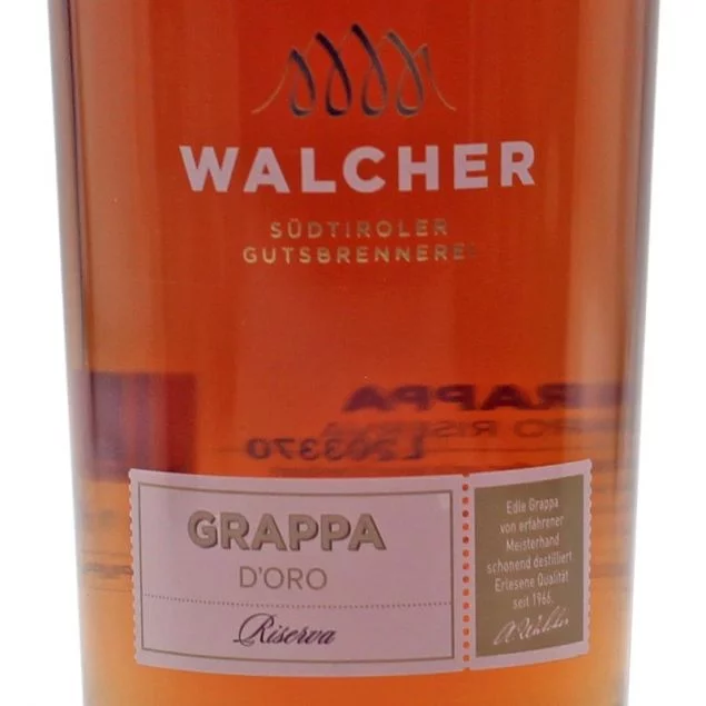 Walcher Grappa dOro Riserva 0,7 L 40% vol