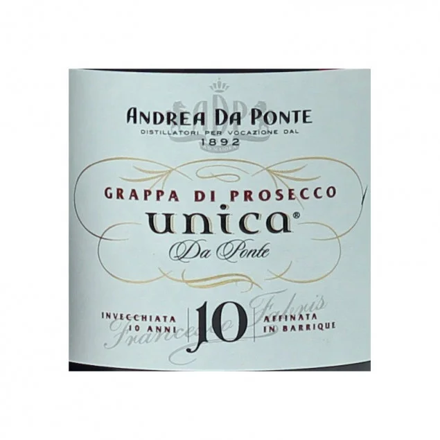 Andrea da Ponte Grappa di Prosecco Unica 0,7 L 40%vol