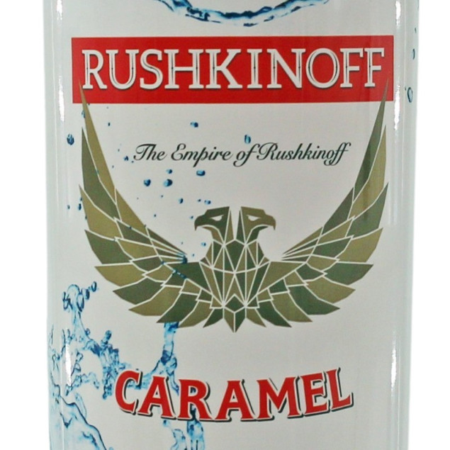 Rushkinoff Vodka Caramel Likör 1 L 18% vol