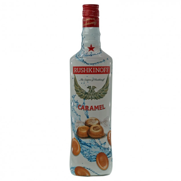 Rushkinoff Vodka Caramel Likör 1 L 18% vol