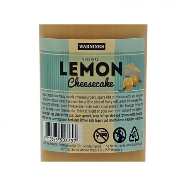 Warninks Lemon Cheesecake 0,35 L 15% vol