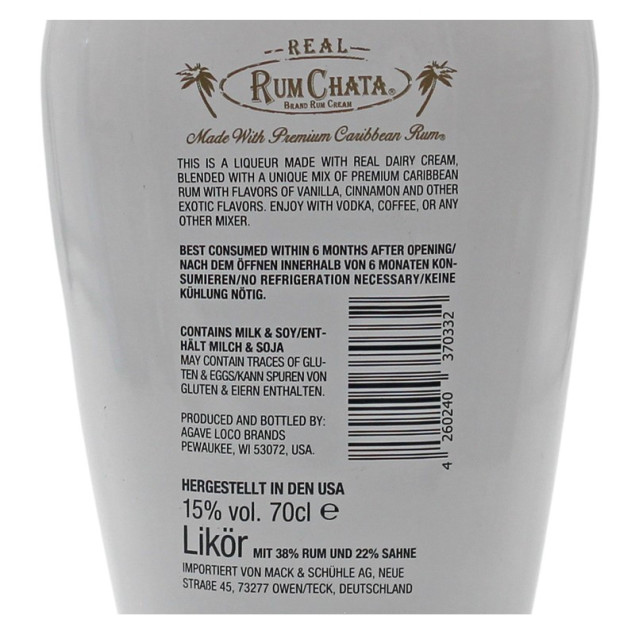 Rum Chata Likör 0,7 L 15% vol