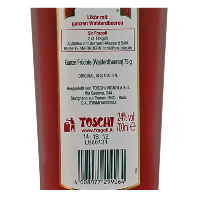 Toschi Fragoli 0,7 L 24% vol