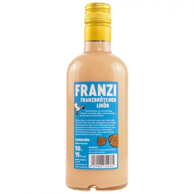 Franzi Franzbrötchen Likör 0,5 L 15% vol