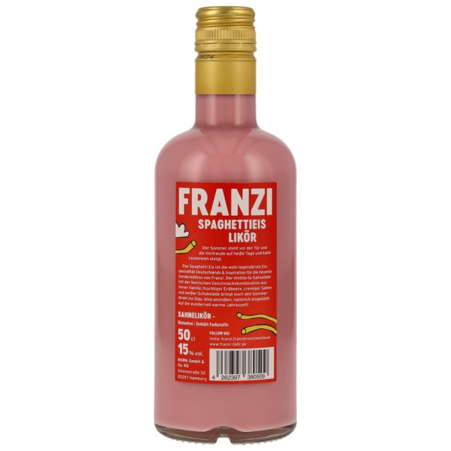 Franzi Spaghettieis Likör 0,5 L 15% vol