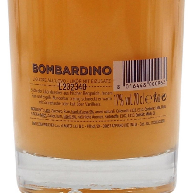 Walcher Bombardino Eierlikör 0,7 L 17 % vol