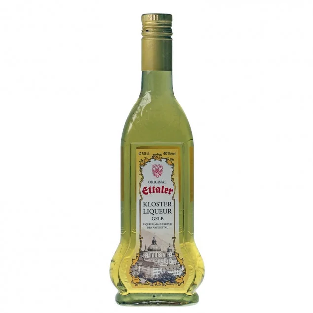 Ettaler Kloster Liqueur Gelb 0,5 L 40% vol