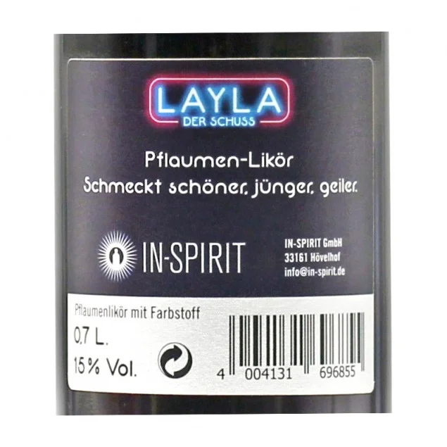 Layla der Schuss 0,7 L 15% vol
