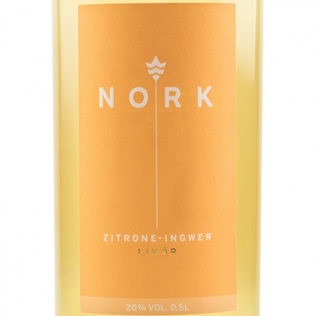 Nork Zitrone-Ingwer Likör 0,5 L 20% vol