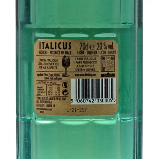 Italicus Rosolio di Bergamotto 0,7 L 20% vol