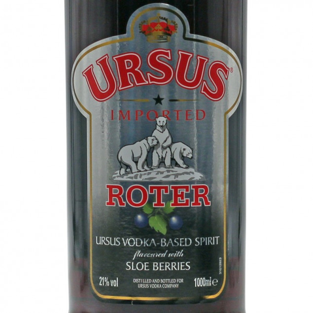 Ursus Roter Vodka-Likör 1 L 21% vol