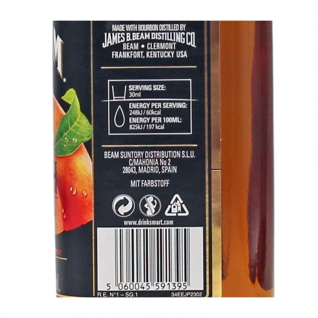 Jim Beam Peach 0,7 L 32,5% vol