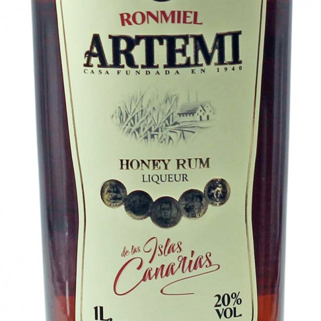 Ron Miel Artemi Honey Rum Likör 1 Liter 20% vol