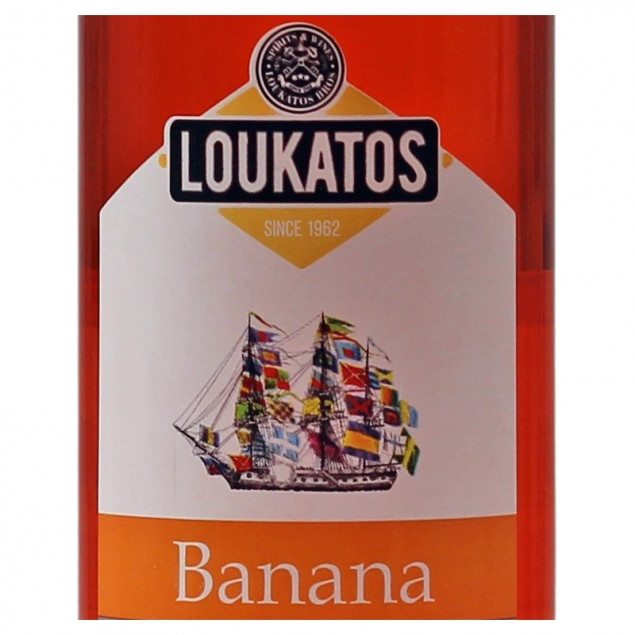 Loukatos Banana Liqueur 0,7 L 20% vol