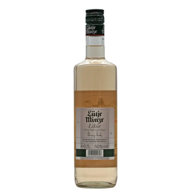 Lütje Minze Pfefferminzlikör 0,7 L 50 % vol