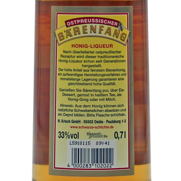 Ostpreussischer Bärenfang Honiglikör bei Jashopping Ostpreussischer Bärenfang Honiglikör bei Jashopping