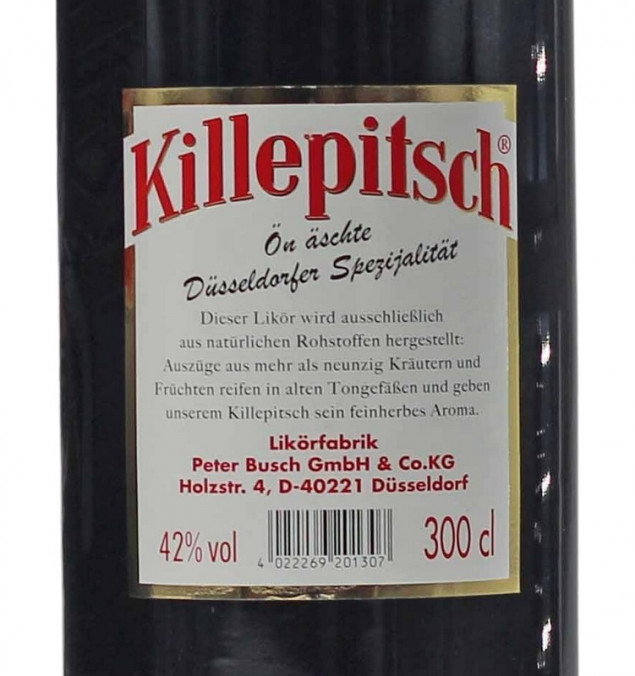 Killepitsch Premium Kräuterlikör Geschenkbox 3 Liter 42% vol