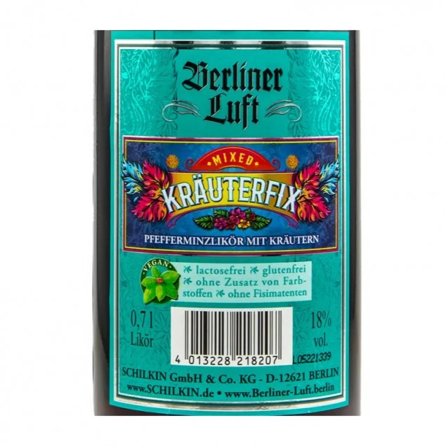 Schilkin Berliner Luft Kräuterfix 0,7 L 18 % vol 