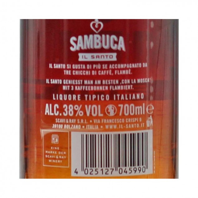 Il Santo Sambuca 0,7 L 38% vol