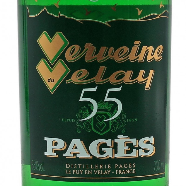 Pages Verveine du Velay Verte 55 0,7 L 55% vol
