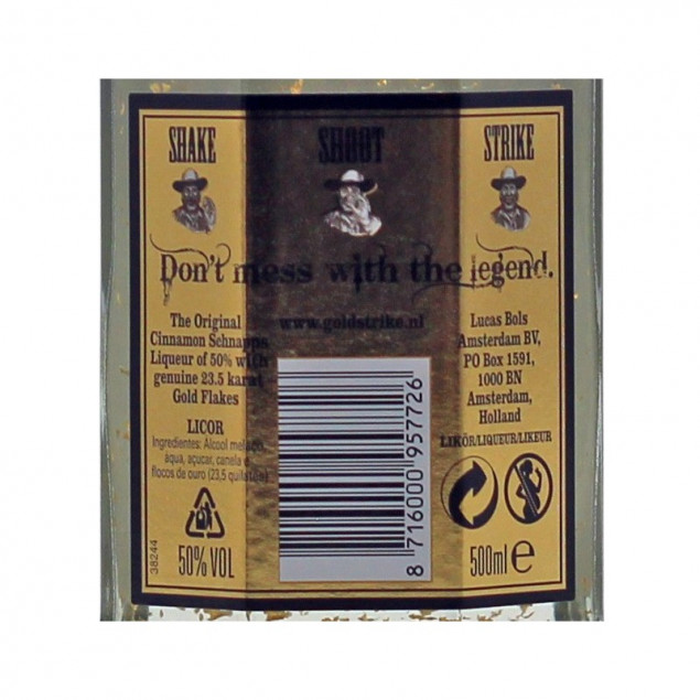 Bols Gold Strike 0,5 L 50% vol