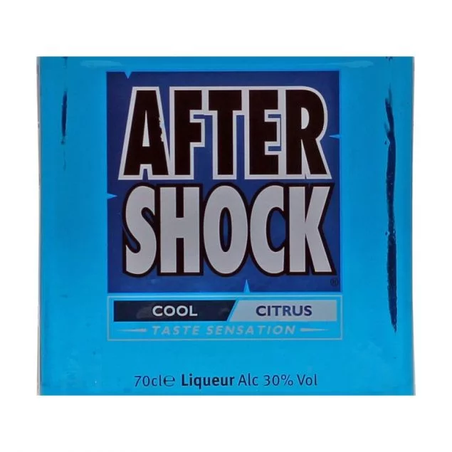 After Shock Blue Cool Citrus Liqueur 0,7 L 30% vol