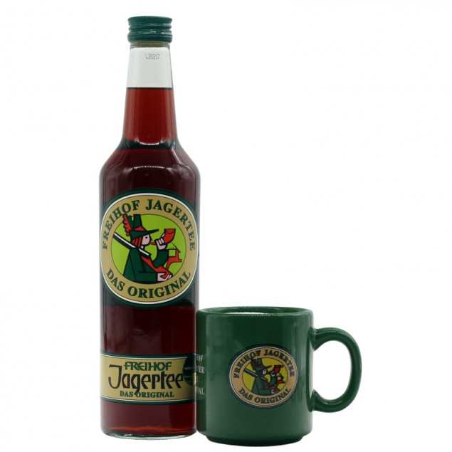 Image of Freihof Jagertee Set mit Becher 0,7 L 40% vol