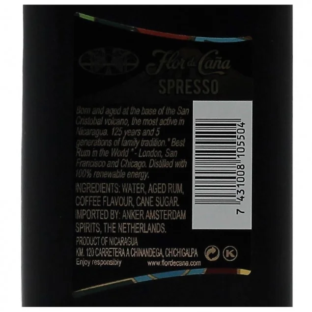 Flor de Caña Spresso 0,7 L 30%vol.