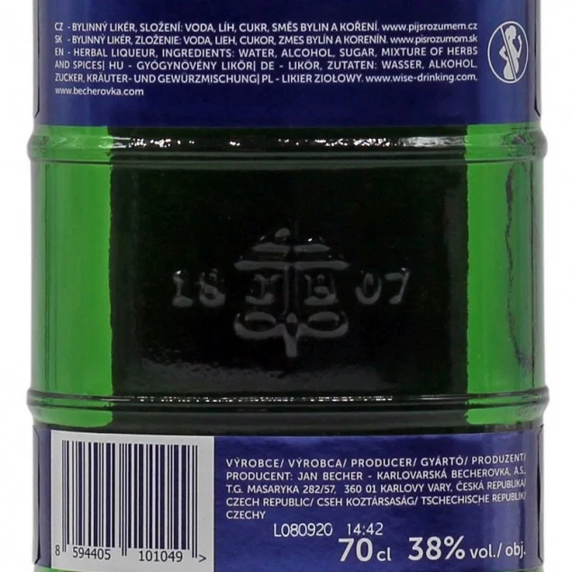 Becherovka 0,7 L 38% vol