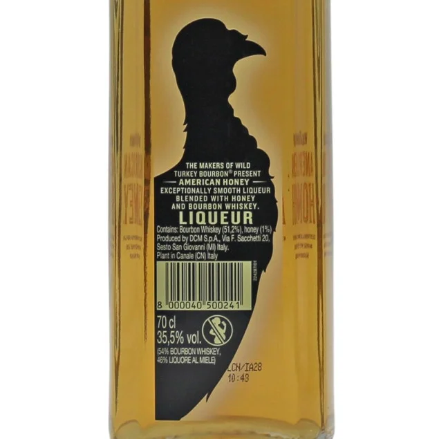 Wild Turkey American Honey Whiskey Likör 0,7 L 35,5 % vol