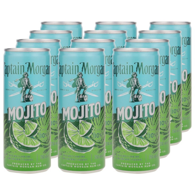 Captain Morgan White Mojito Dose 12x 0,25 L 10% vol