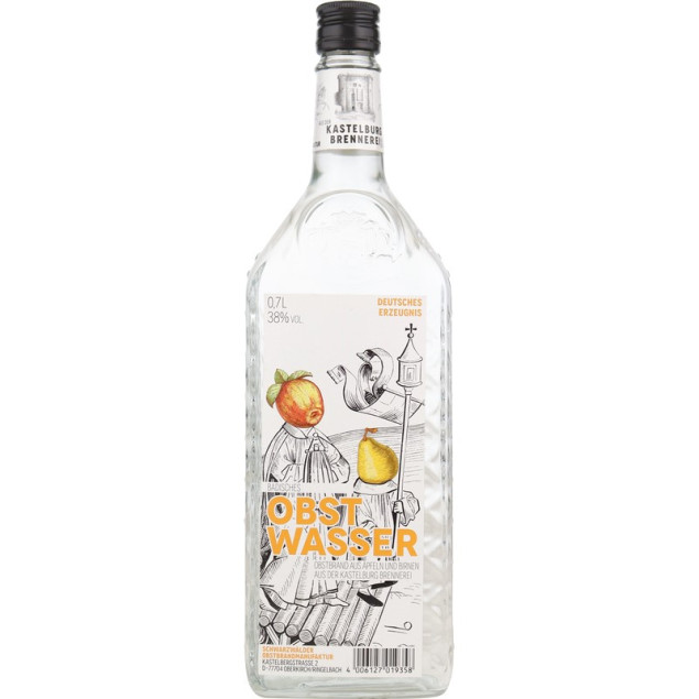 Kastelburg Obstwasser 0,7 L 38% vol