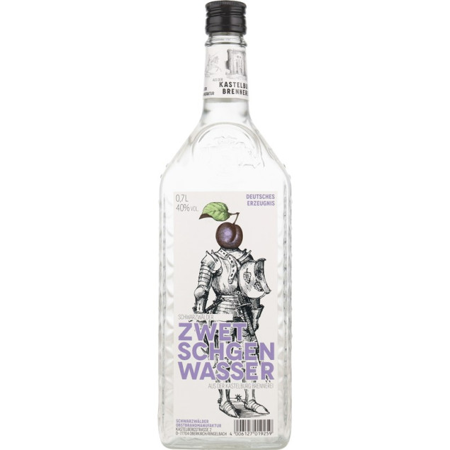 Kastelburg Zwetschgenwasser 0,7 L 40% vol