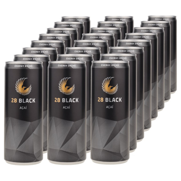 28 BLACK Açaí Energy Drink Dose 24x 0,25 L