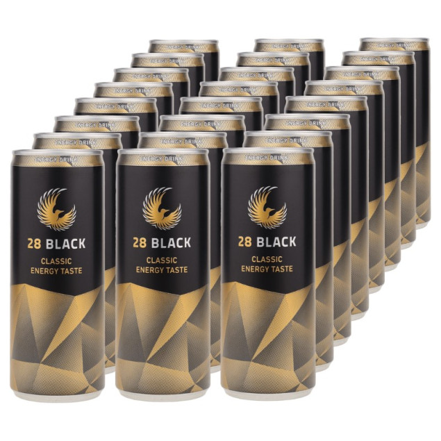 28 BLACK Classic Energy Taste Dose 24x 0,25 L