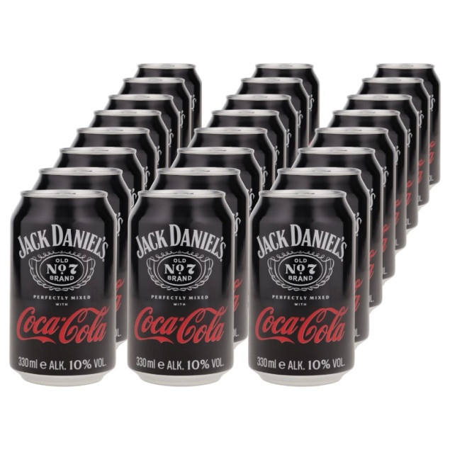 Jack Daniel's & Coca Cola Dose 24x 0,33 L 10% vol